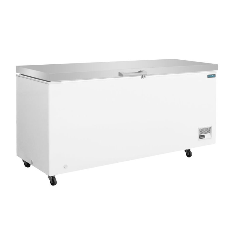 Cong&eacute;lateur coffre avec couvercle inox Polar S&eacute;rie G 581L - Gastronoble - GP898