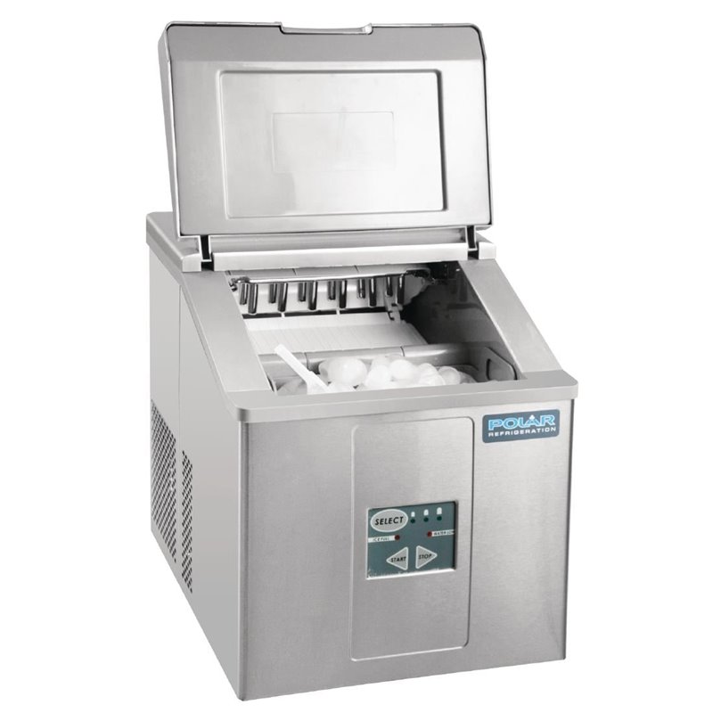 Machine &agrave; gla&ccedil;ons de comptoir 15kg Polar S&eacute;rie C - Gastronoble - CH479