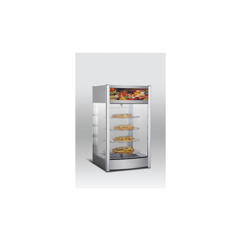 Verwarmde vitrine 80 liter