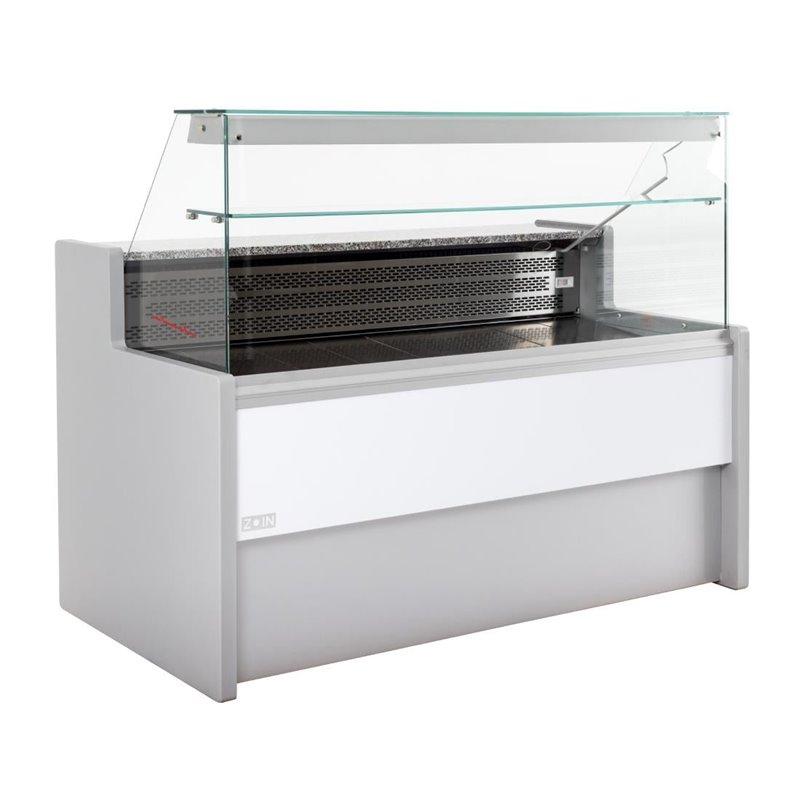 Comptoir de service r&eacute;frig&eacute;r&eacute; gris Zoin Tibet 1500mm - Gastronoble - FP924-150