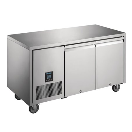 Table r&eacute;frig&eacute;r&eacute;e positive 2 portes Polar Serie U Premium 267L - Gastronoble - UA005