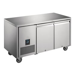 Table r&eacute;frig&eacute;r&eacute;e n&eacute;gative 2 portes Polar Serie U Premium 267L - Gastronoble - UA006