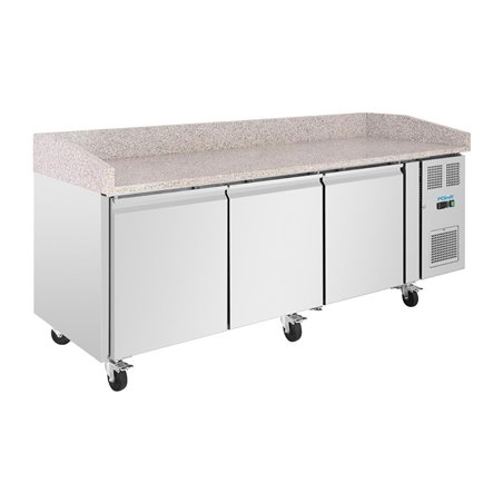 Tour p&acirc;tissier Polar S&eacute;rie U 3 portes avec plan de travail en marbre - Gastronoble - UA082