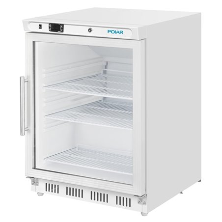 Vitrine r&eacute;frig&eacute;r&eacute;e positive dessous de comptoir Polar S&eacute;rie C 150L blanc - Gastronoble - CZ785
