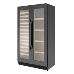 Refroidisseur &agrave; bi&egrave;re et vin double porte Polar S&eacute;rie G - Gastronoble - GL097