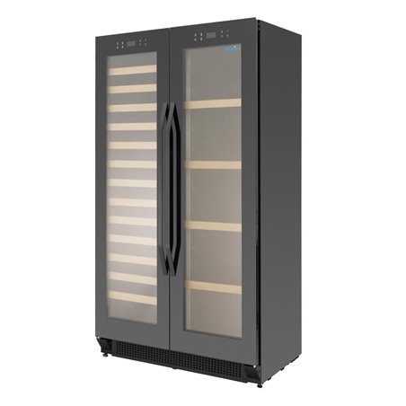 Refroidisseur &agrave; bi&egrave;re et vin double porte Polar S&eacute;rie G - Gastronoble - GL097