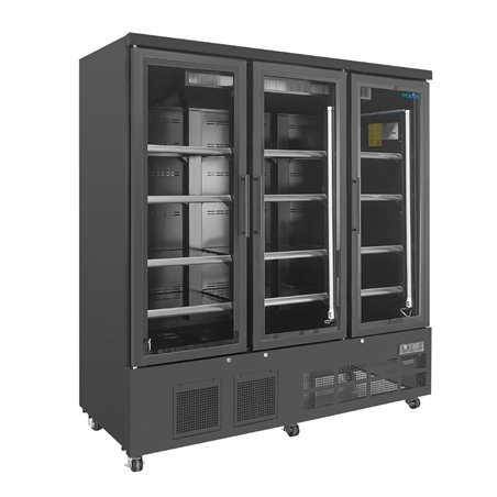 Vitrine r&eacute;frig&eacute;r&eacute;e n&eacute;gative triple porte Polar S&eacute;rie G 1156L - Gastronoble - GP488