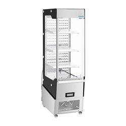 Vitrine r&eacute;frig&eacute;r&eacute;e positive libre-service Slimline Polar s&eacute;rie G avec porte 220&nbsp;L - Gastronoble - PG006