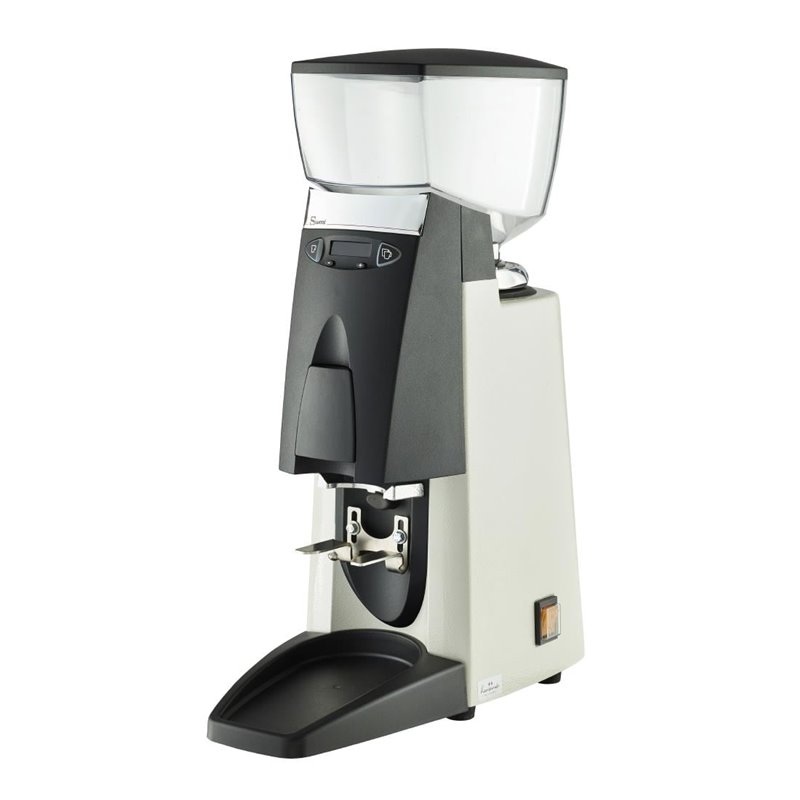 Moulin &agrave; caf&eacute; silencieux Santos Barista blanc 55WA - Gastronoble - CP768