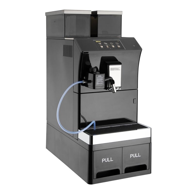Machine &agrave; caf&eacute; du grain &agrave; la tasse Buffalo avec petit &eacute;cran tactile - Gastronoble - GM948