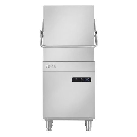 Lave-vaisselle num&eacute;rique &agrave; capot Buffalo avec pompe de vidange 9,7 kW triphas&eacute; - Gastronoble - DN975