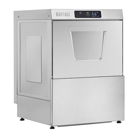Lave-vaisselle digital dessous de comptoir Buffalo avec pompe de vidange casier 500mm - Gastronoble - HC518
