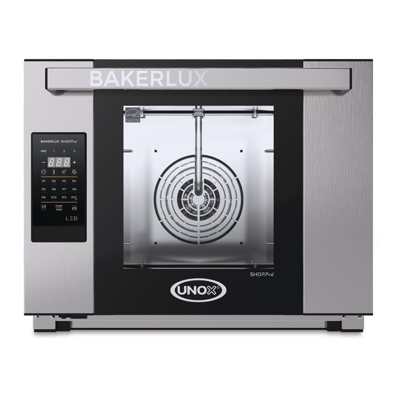 Four &agrave; convection avec humidificateur Unox Bakerlux SHOP Pro Arianna Led 4 plaques 460 x 330mm - Gastronoble - DW082