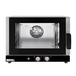 Four &agrave; convection  avec humidificateur Buffalo 4x GN 1/1 triphas&eacute; - Gastronoble - HZ488