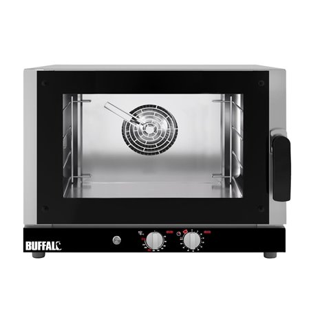 Four &agrave; convection  avec humidificateur Buffalo 4x GN 1/1 triphas&eacute; - Gastronoble - HZ488