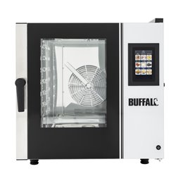 Four mixte &agrave; &eacute;cran tactile Buffalo 7 x GN 1/1 avec kit d'installation - Gastronoble - SA774