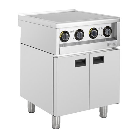 Plaque induction 4 zones sur meuble Buffalo S&eacute;rie 600 2x 3kW - Gastronoble - SA807