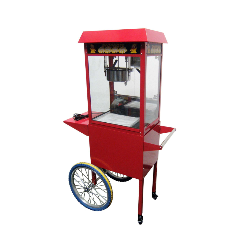 Popcornmachine met of zonder wieltjes
