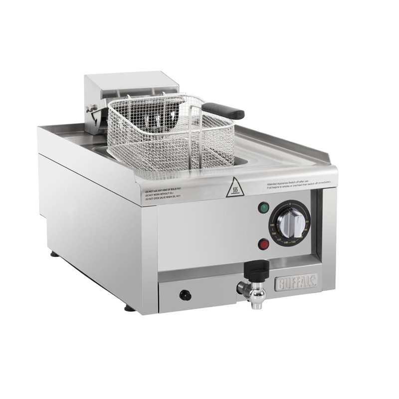 Friteuse &eacute;lectrique simple Buffalo S&eacute;rie 600 8L - Gastronoble - CU476