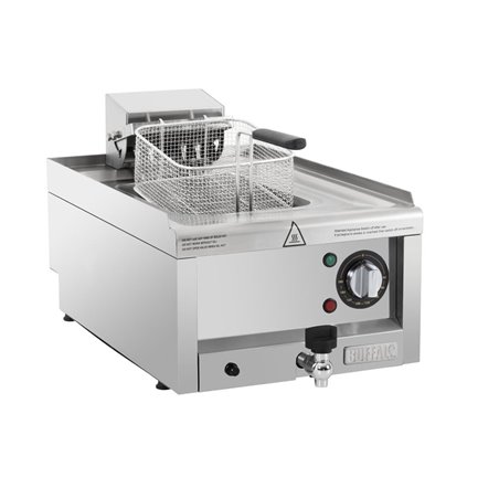 Friteuse &eacute;lectrique simple Buffalo S&eacute;rie 600 8L - Gastronoble - CU476