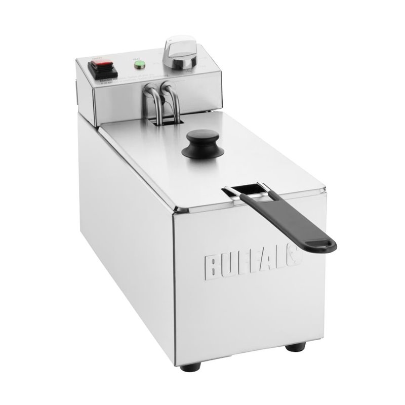 Friteuse de comptoir simple avec panier Buffalo 3L - Gastronoble - CU614