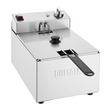Friteuse de comptoir simple avec panier Buffalo 5L - Gastronoble - CU616