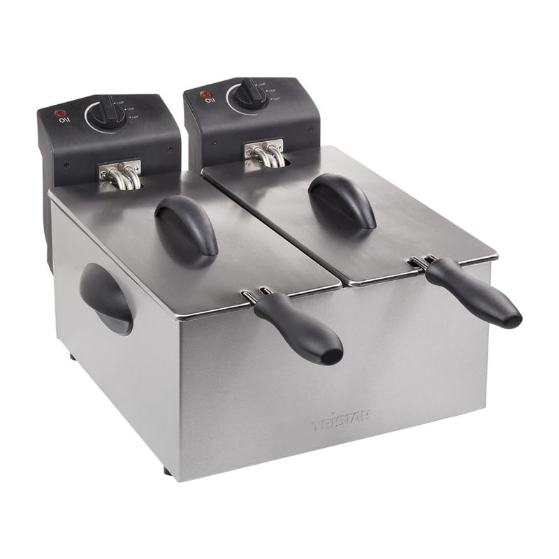 Friteuse double Tristar FR-6937 inox 2 x 3L - Gastronoble - HU426