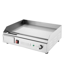 Plancha &eacute;lectrique en acier poli Buffalo - Gastronoble - CU626