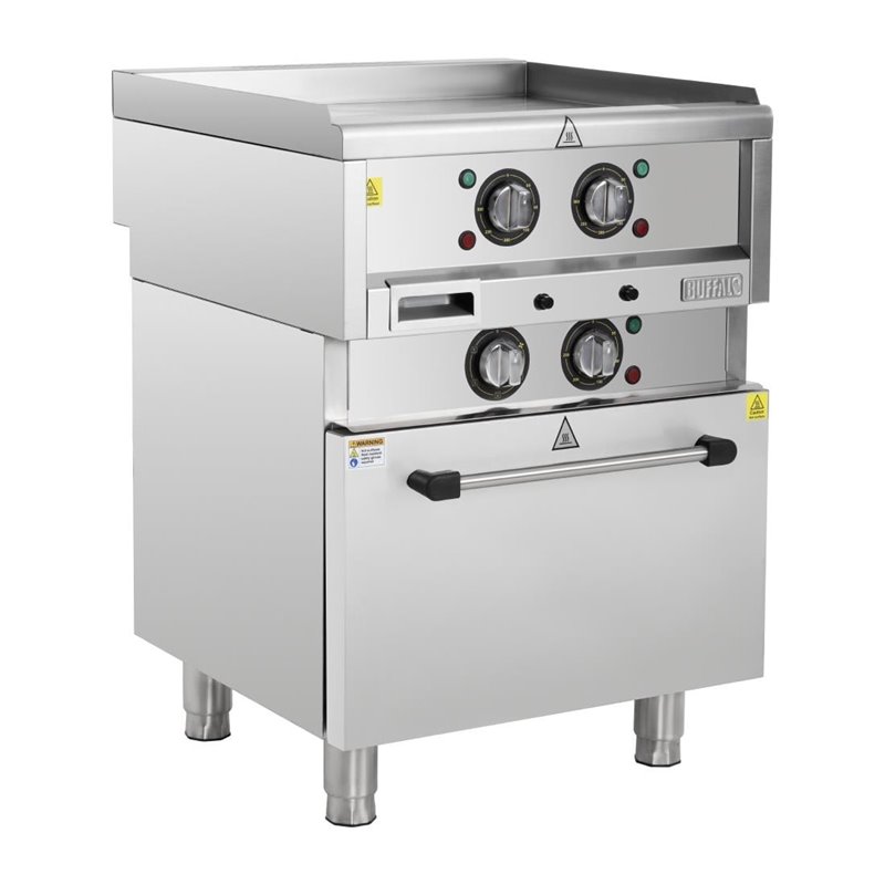 Plaque de cuisson &eacute;lectrique sur four &agrave; convection Buffalo S&eacute;rie 600 - Gastronoble - SA809