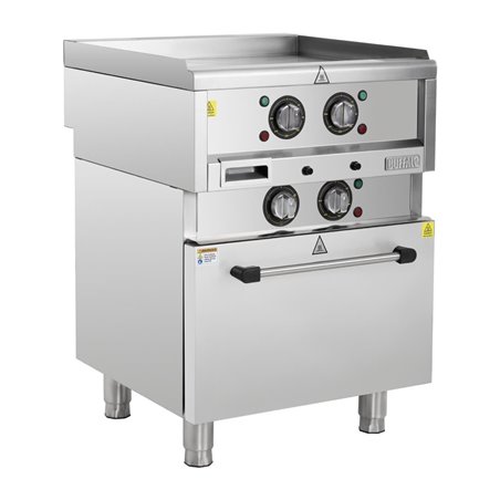 Plaque de cuisson &eacute;lectrique sur four &agrave; convection Buffalo S&eacute;rie 600 - Gastronoble - SA809
