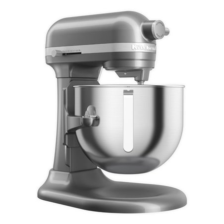 Robot p&acirc;tissier professionnel &agrave; bol relevable Kitchenaid 6,6 L gris argent 5KSM70JPXBCU - Gastronoble - CX078
