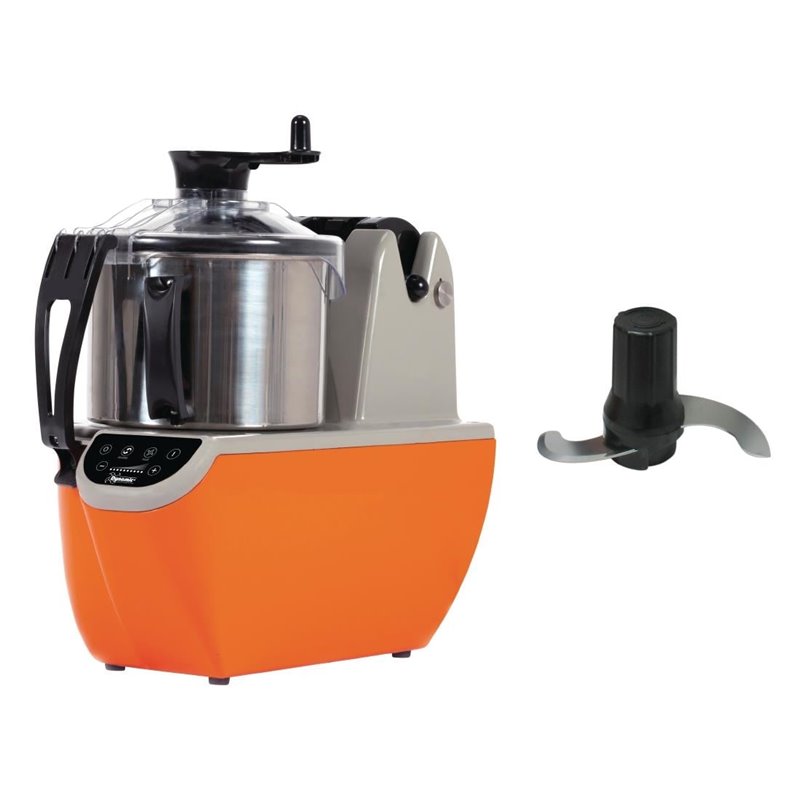 Cutter &agrave; vitesse variable et cadran &agrave; LEDS Dynamic CL222 avec lame lisse CL8001 - Gastronoble - SA714
