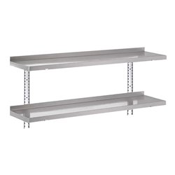 &Eacute;tag&egrave;re compl&egrave;te 2 niveaux Gastro-M 1000x400x35mm - Gastronoble - HZ751
