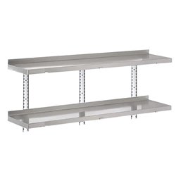 &Eacute;tag&egrave;re compl&egrave;te 2 niveaux Gastro-M 1600x400x35mm - Gastronoble - HZ760