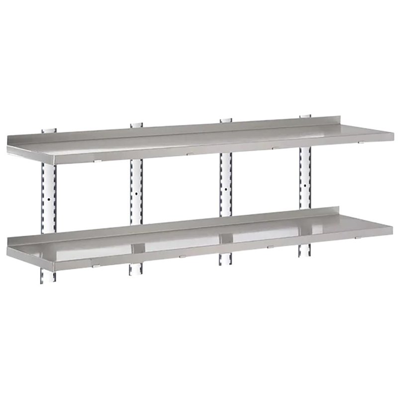 &Eacute;tag&egrave;re compl&egrave;te 2 niveaux Gastro-M 2000x400x35mm - Gastronoble - HZ766