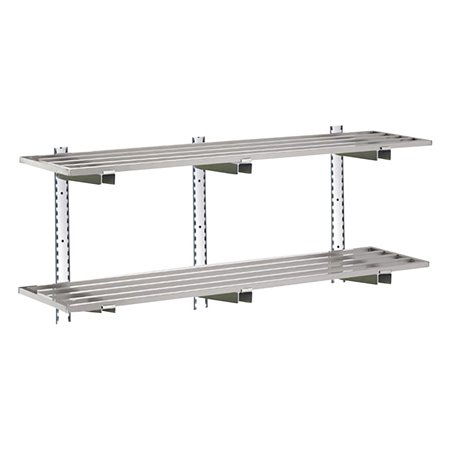 &Eacute;tag&egrave;re compl&egrave;te 2 niveaux Gastro-M 1600x400x20mm - Gastronoble - HZ778