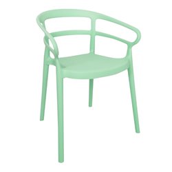 Fauteuils Bolero Mateo Caf&eacute; vert menthe (lot de 2) - Gastronoble - DX981