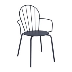 Fauteuils Bolero Adeline bleu ardoise (lot de 4) - Gastronoble - HZ358