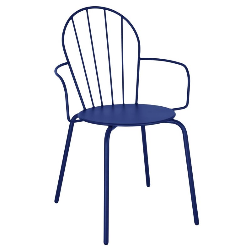 Fauteuils Bolero Adeline bleu marine (lot de 4) - Gastronoble - HZ359