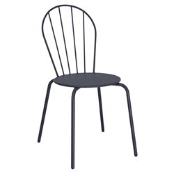 Chaises Bolero Adeline bleu ardoise (lot de 4) - Gastronoble - HZ361