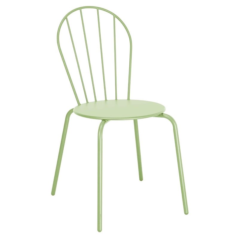 Chaises Bolero Adeline vert clair (lot de 4) - Gastronoble - HZ363