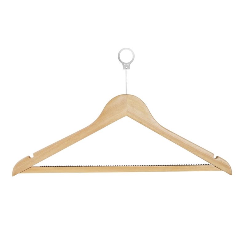 Cintres antivol en bois Bolero (lot de 10) - Gastronoble - FU398