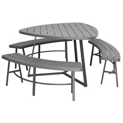 Table de pique-nique avec bancs Bolero Valletta - Gastronoble - JB369
