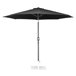 Parasol rond Bolero Seville 3m noir - Gastronoble - DZ870
