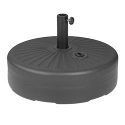 Pied de parasol en plastique noir Bolero 40L - Gastronoble - DZ884