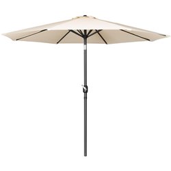 Parasol rond Bolero Seville 3m cr&egrave;me - Gastronoble - FU503