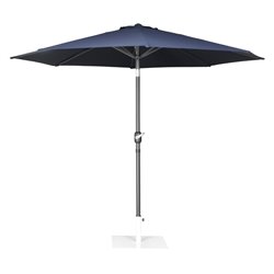 Parasol rond Bolero Seville 3m bleu marine - Gastronoble - FU504