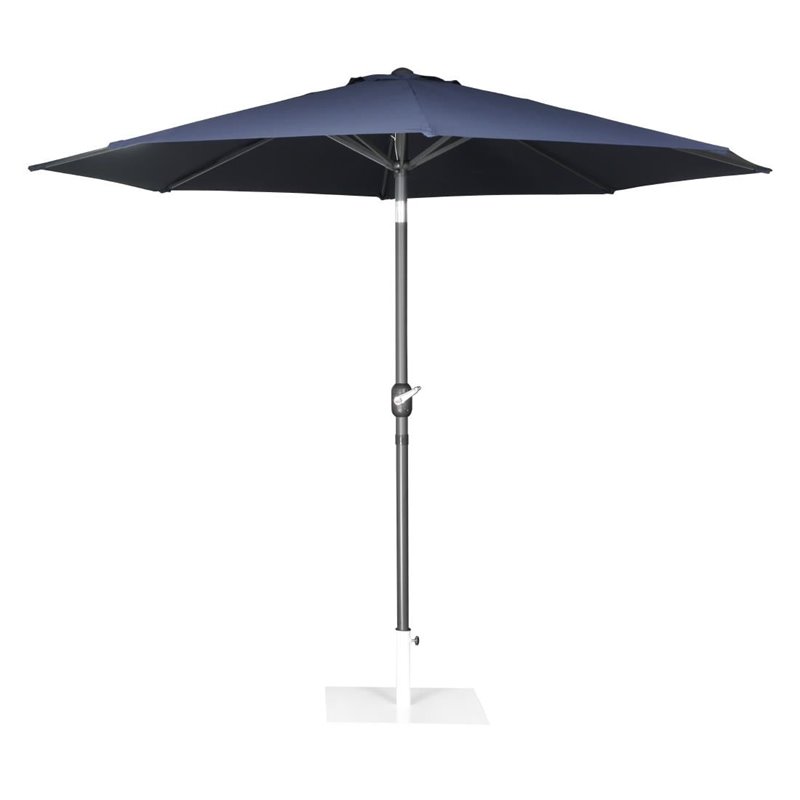 Parasol rond Bolero Seville 3m bleu marine - Gastronoble - FU504
