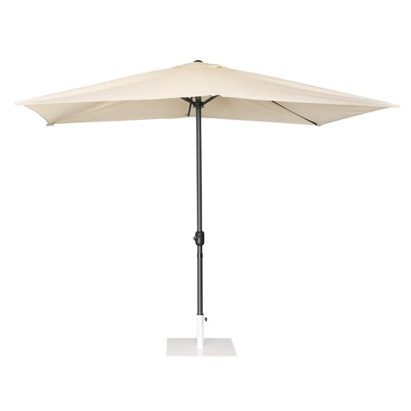 Parasol rectangulaire Bolero Seville 2x3m cr&egrave;me - Gastronoble - FU505