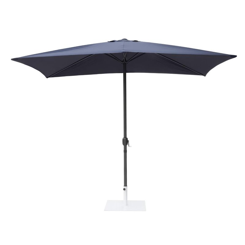 Parasol rectangulaire Bolero Seville 2x3m bleu marine - Gastronoble - FU506